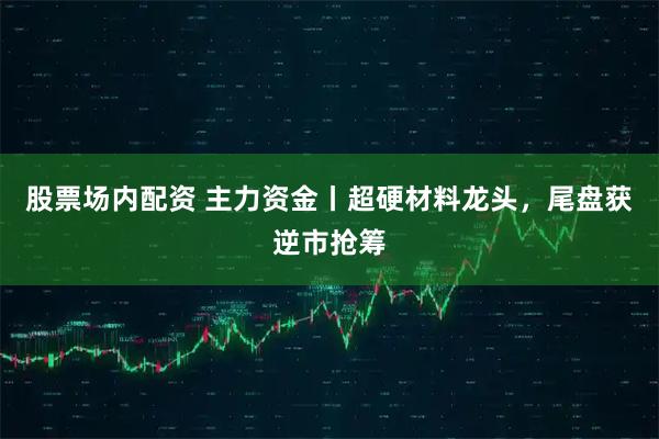 股票场内配资 主力资金丨超硬材料龙头，尾盘获逆市抢筹