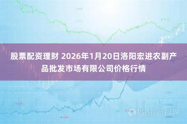 股票配资理财 2026年1月20日洛阳宏进农副产品批发市场有限公司价格行情